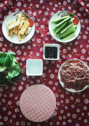 Hình của món Cuốn thực dưỡng.