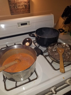 A picture of Spinach Rigatoni with Vodka Sauce.