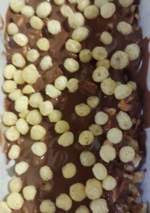 Una foto de Turrón de frutos secos nevado 🧑‍🎄😋🎄