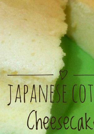 Foto resep Japanese Cotton Cheesecake ekonomis (no cream cheese)