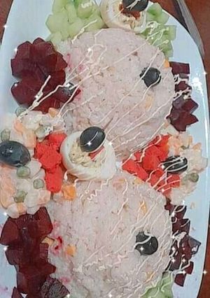 صورة لوصفة سلطة الأرز 🥗🍅😋