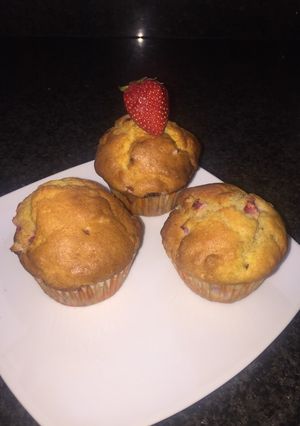 Φωτογραφία της συνταγής Muffins με φράουλες 🍓