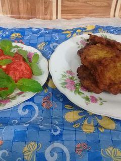 عکسی از دستور کوکو سیب زمینی