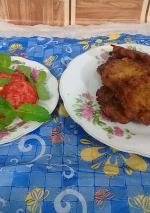 عکسی از دستور کوکو سیب زمینی