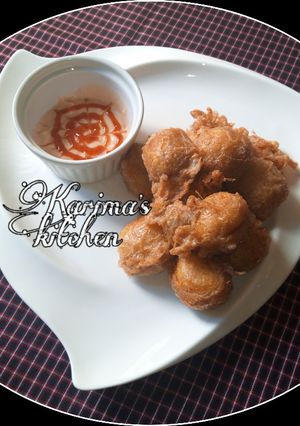A picture of Yam balls.