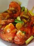 Udang saus padang