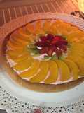 Tarta frutal con Crema Chantilly