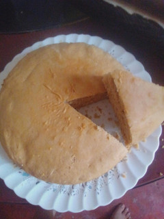 Una foto de Pastel de vainilla