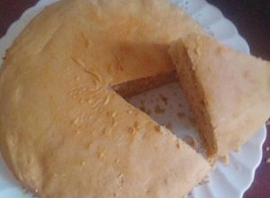 Una foto de Pastel de vainilla