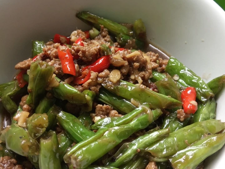 Langkah Mudah untuk Membikin Resep  Tumis buncis daging saos tiram yang Lezat, Bisa Manjain Lidah