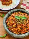 Sambal Tempe Teri Kemangi (Tempe Anchovy Basil Chili Sauce)
