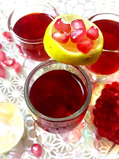 A picture of Pomegranates Beetroot Juice.