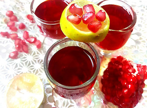 A picture of Pomegranates Beetroot Juice.
