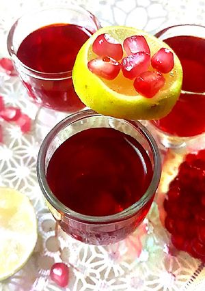 A picture of Pomegranates Beetroot Juice.