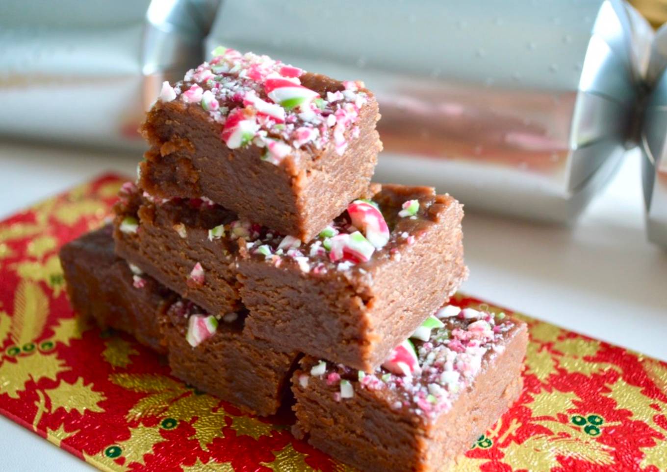 Peppermint Candy Chocolate Fudge