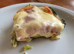 Una foto de Soufflé de bróccoli
