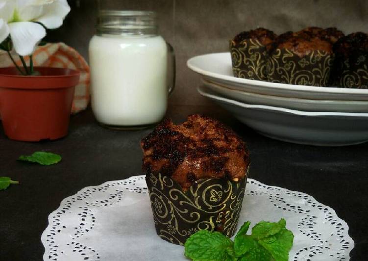 Cara Gampang Menyiapkan Muffin pisang kukus 😅 Moist (#pr_muffin) yang Lezat
