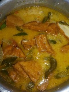 Foto resep Lodeh tahu kulit, buncis + tempe