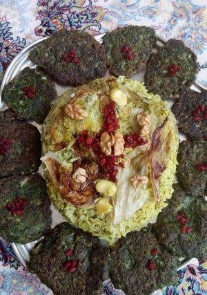 عکسی از دستور شوید و زیره باقالی پلو