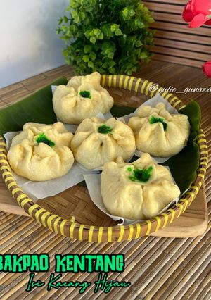 Foto resep Bakpao Kentang (no mixer) Isi Pasta Kacang Hijau