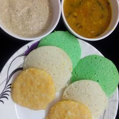 Tricolour Idli A picture of Tricolour Idli.