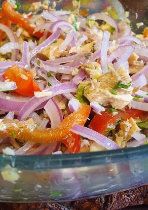 Una foto de Ceviche de Lomito de atún