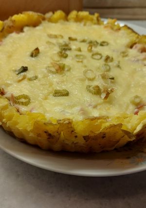 Újburgonyás pite recept fotója