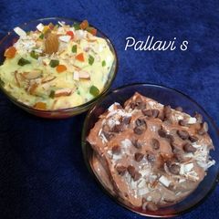 A picture of Shrikhand 2 types.