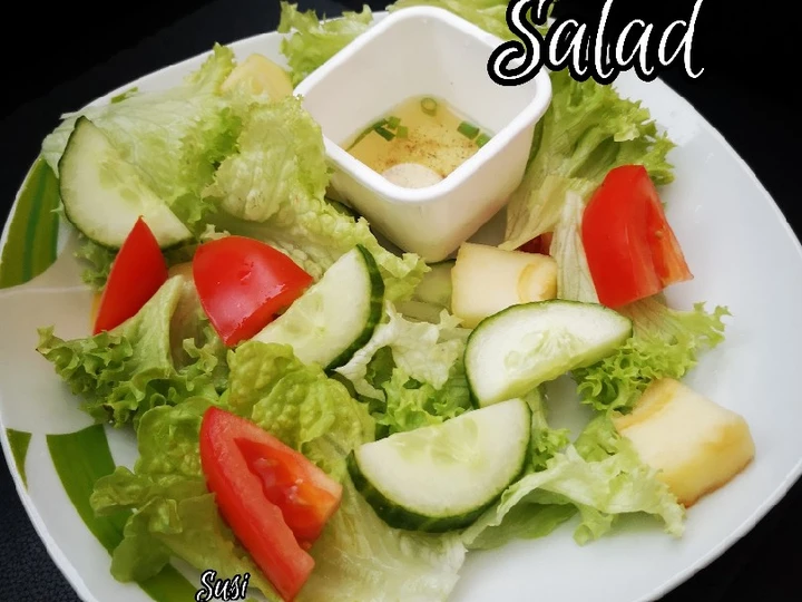 Cara Gampang Menyiapkan Resep  Salad Simple yang Bikin Ngiler, Sempurna