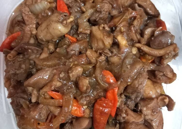 Olahan Ati gongso | Langkah Membuat Ati gongso Yang Paling Enak