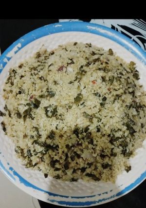 Dambun shinkafa ainihin hoton girkin