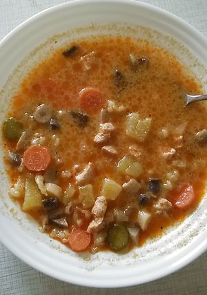 Orosz falusi leves recept fotója
