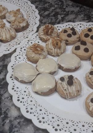 Una foto de Galletitas con masa de nuez y chips