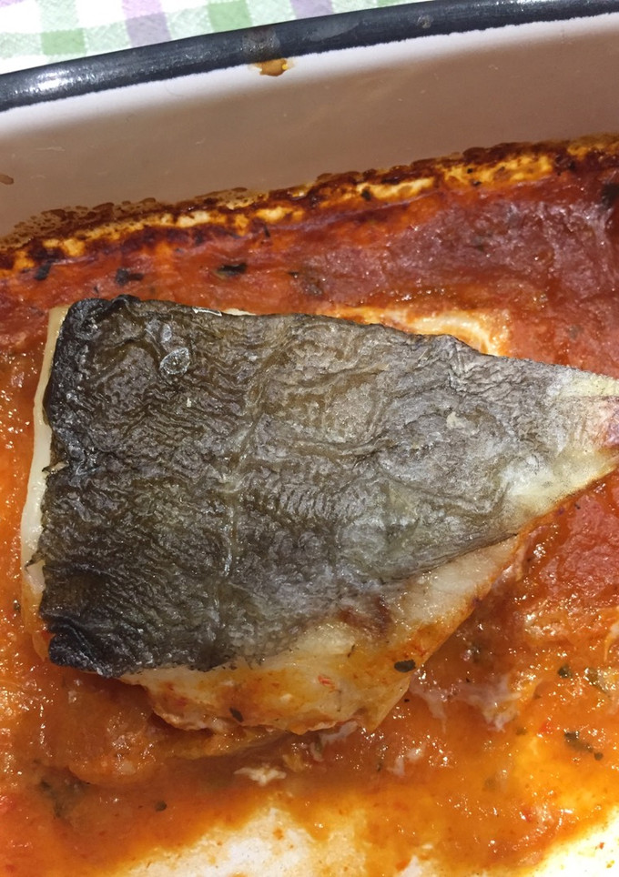 Una foto de Bacalao a la sidra