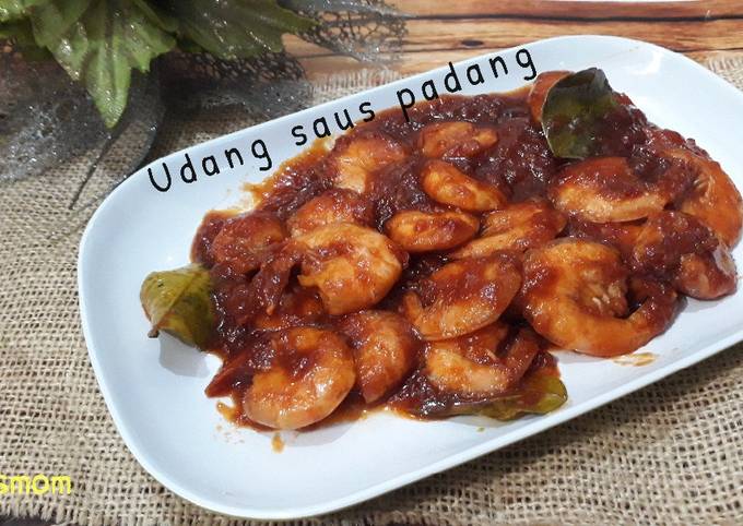 Recipe: Delicious Udang Saus Padang