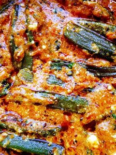 મસાલા દહીં ભીંડી (Masala Dahi Bhindi Recipe In Gujarati) રેસીપી મુખ્ય ફોટો