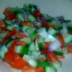 3 colours kachumber Salad A picture of 3 colours kachumber Salad.