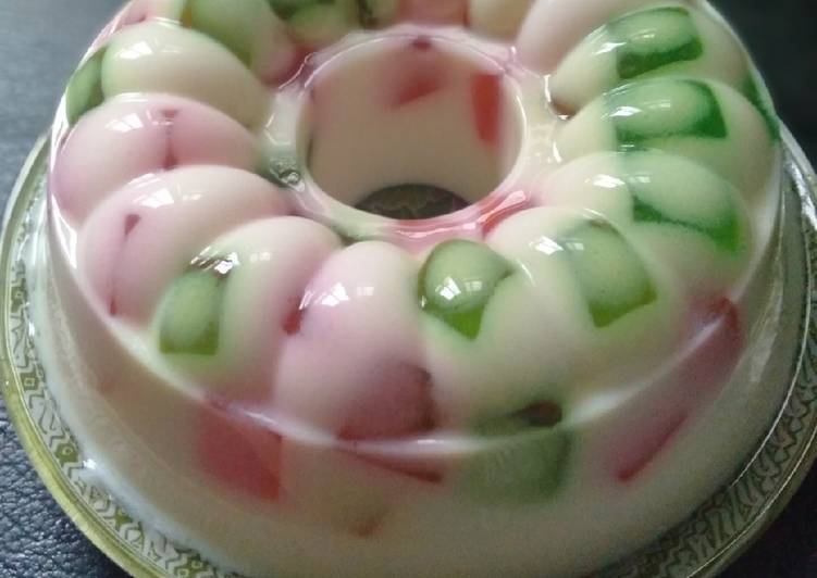 Resep Puding mozaik susu, Sempurna