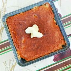 A picture of Eve's Pudding.