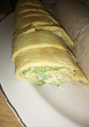 Una foto de Pionono de lechuga