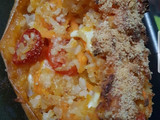 Calabaza rellena al horno