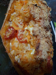 Una foto de Calabaza rellena al horno