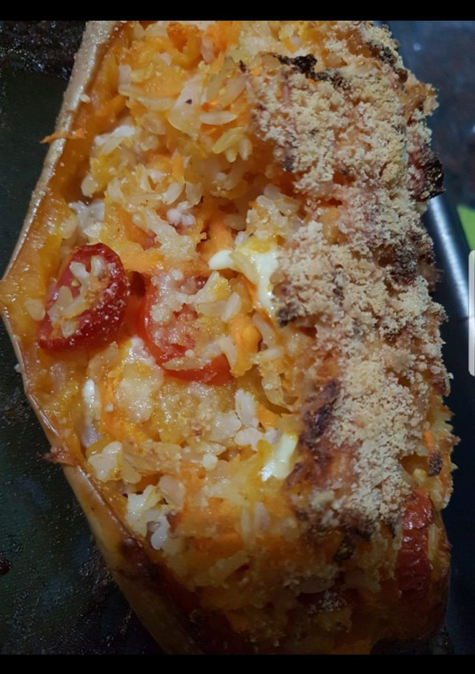 Una foto de Calabaza rellena al horno