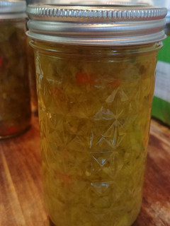 A picture of Hot Pepper Relish.