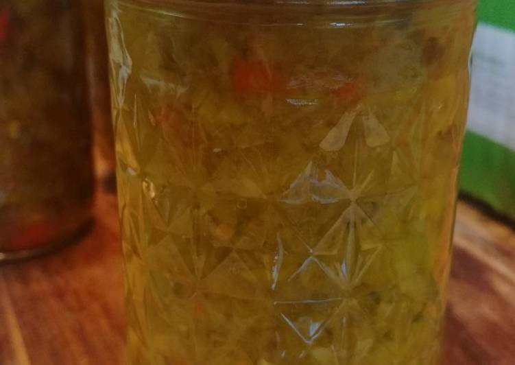 Recipe of Homemade Hot Pepper Relish