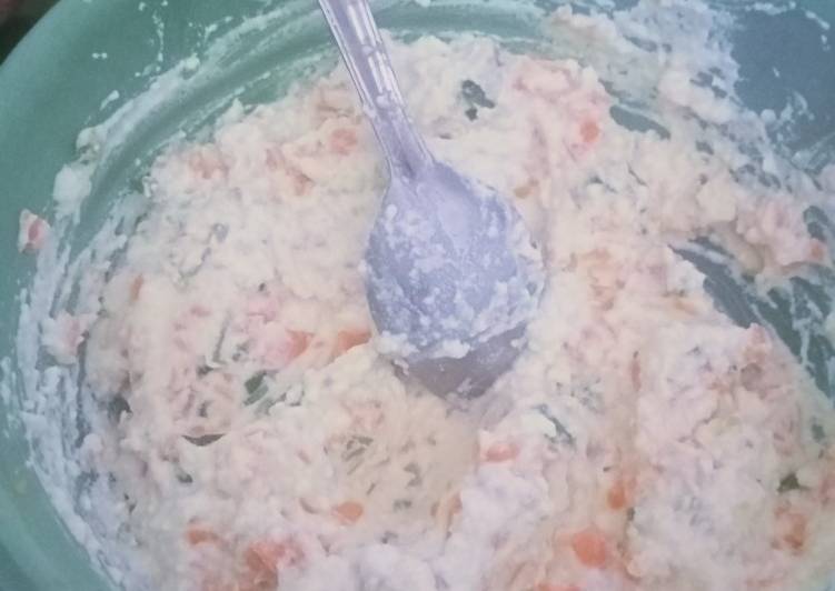 Hung curd salad