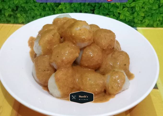 Resep: Cilok Kanji Bumbu Kacang tanpa alot meski dingin Kekinian