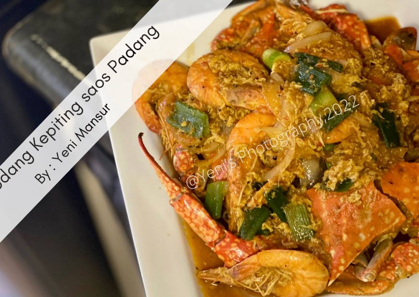 Udang Kepiting saos Padang