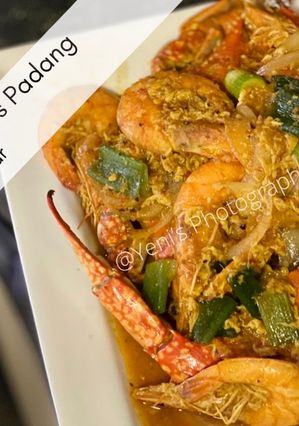 Foto resep Udang Kepiting saos Padang