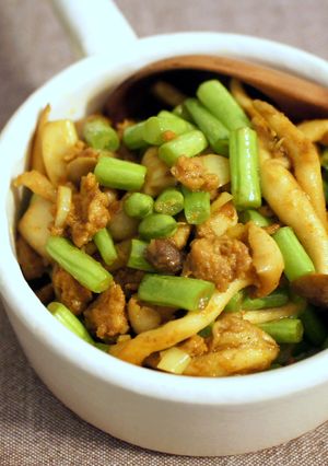 四季豆咖哩肉末 的食譜成品照片